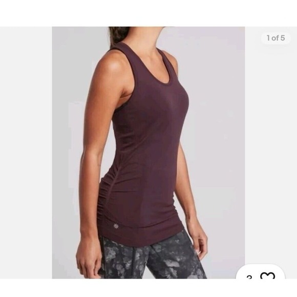 Like New! Athleta Speedlight Racerback Tank Agate Purple XS - Picture 1 of 11